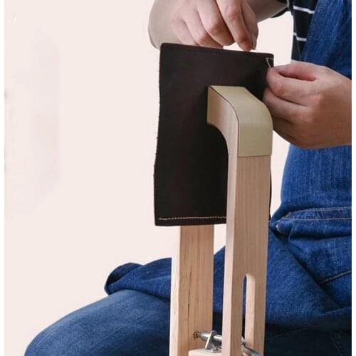 Wood Sewing Tools Leather Craft Retaining Clip DIY Hand Tool Set Table Desktop Stitching Lacing for Pony Horse Clamp Tools