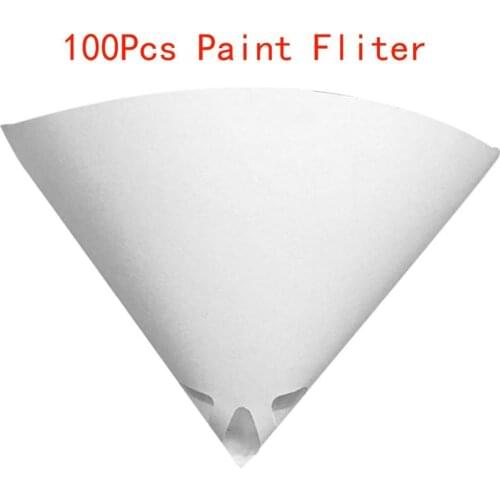100 Mesh Paper Paint Strainers Mesh Filter Cone Paper Native Wood Pulp Environmental Protection Paint Conical Strainers