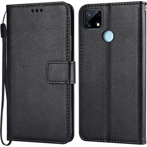 Flip Leather Case for Realme Narzo 30A Case Classic Wallet Phone Case for Realme Narzo 30A Funda on Narzo 30A Back Cover