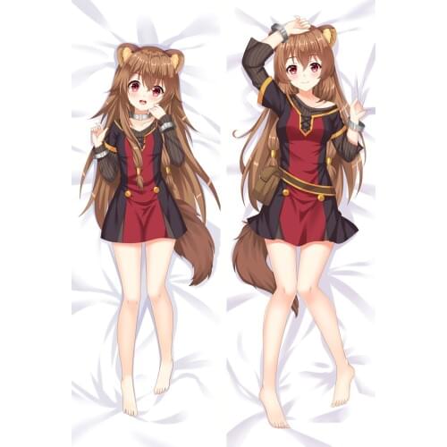 2018-February Anime The Rising of the Shield Hero sexy girl Filo Raphtalia Hugging Body Pillow Cover Dakimakura body Pillow case
