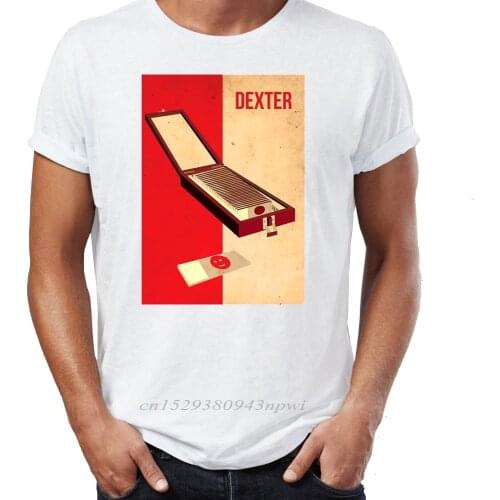 Brand New Men T Shirts 100% Cotton Dexter 's Blood Sample Collection Miami Awesome Artwork Printed Tee Shirts Oversize