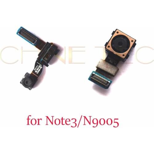 Original New back mian Rear Back camera & small front Facing Camera Flex Cable Module for Samsung Galaxy Note 3 N900 N9005/Note3