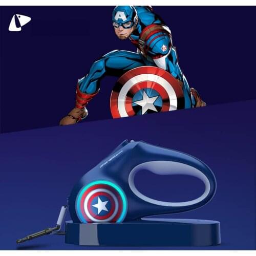 PETKIT pet dog LED retractable Collar Light Leash harness with Lock &Release Mechanism Walking Leash glowing Cat Dog accessories