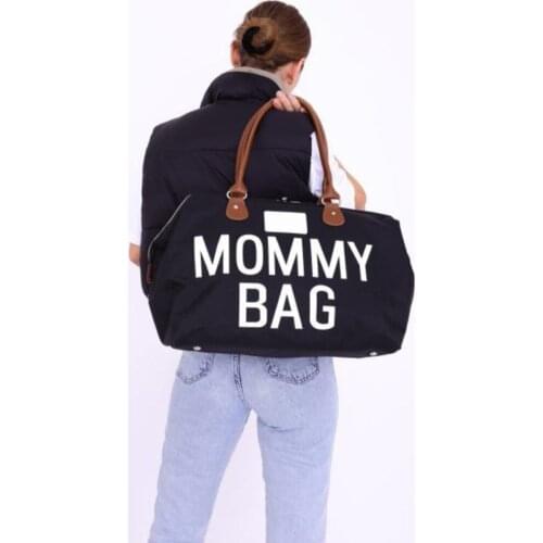Mommy Bag Black Mother Baby Care Bag