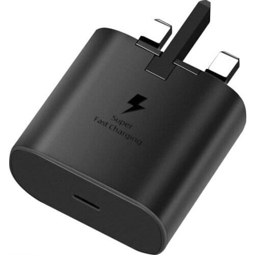 For UK 25W Super Fast Charging Travel Charger with UK Plug EP-TA800PD Adapter For Samsung Galaxy Note20