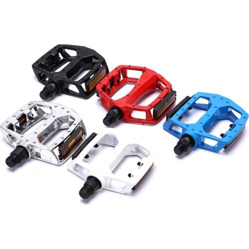 Bicycle Pedals Mountain Bicycle Aluminum Cycling Flat Pedals Alloy Footrest