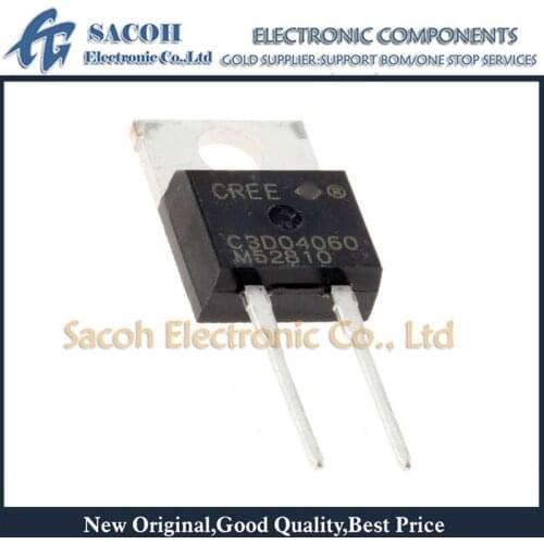 Free Shipping 10Pcs C3D04060A C3D04060 C3D03060 C3D02060 TO-220 4A 600V Sic Zero-Recovery rectifier