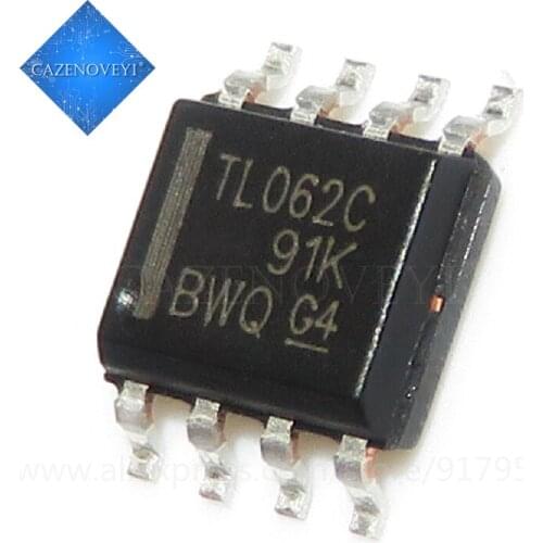 10pcs/lot TL062CDT TL062C TL062 062C SOP-8 new original In Stock