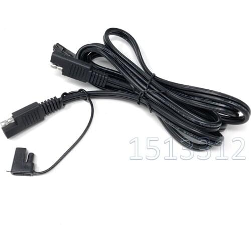 12V Sae to Sae Connector Plug 180CM Quick Disconnect Harness For Motorcycle Automotive Sae Power Extension Cable 18 AWG Dust Cap