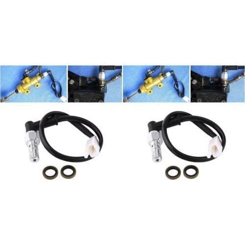 2Pc Universal Motorcycle Hydraulic Brake Pressure Rear Light Switch Hollow Bolt Accessories M10 1mm & 1.25mm