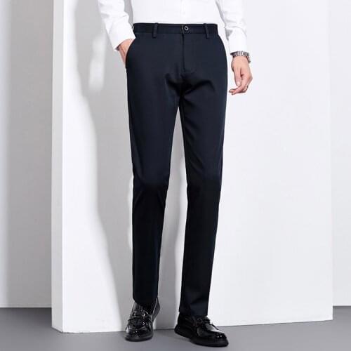2019 New Winter Pants Men Stretch Chinos Trousers Men Fashions Slim Men Casual Pants High Quality Pantalon Homme