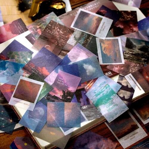 4pcs/LOT everything can be expected series Creative decoration DIY adhesive stationery sticker paper masking washi sticker