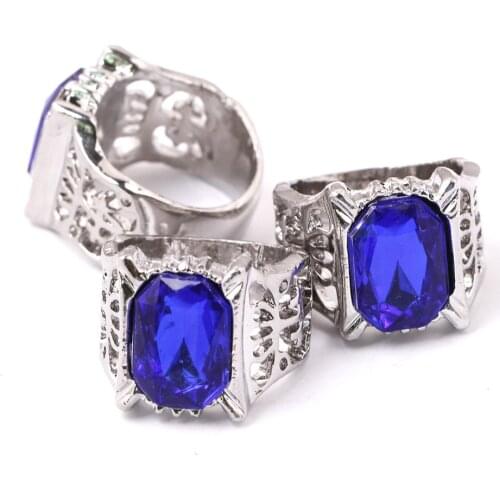 Anime Black Butler Ciel Phantomhive Cosplay Prop Ring Size 10-11 Accessories rings Party Gift Costume