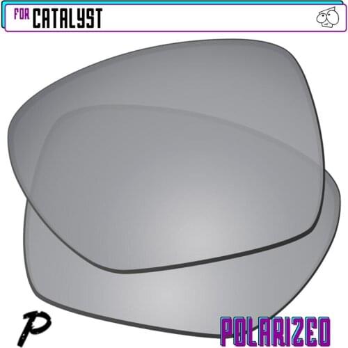 EZReplace Polarized Replacement Lenses for - Oakley Catalyst Sunglasses - Silver P