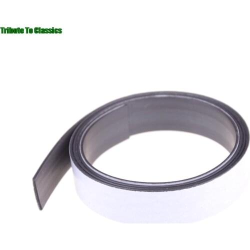 Flexible Magnet Diy Craft Tape Rubber Self Adhesive Magnet Strip Rubber For Shop Office Home School File Magnet 1m*10mm*1.5mm