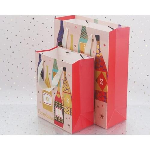 Hot Sale Colorful Eco Friendly Paper Bag Printing For Clothes Elegant Gift Goodies Color Packaging Paper Bag --XP2343