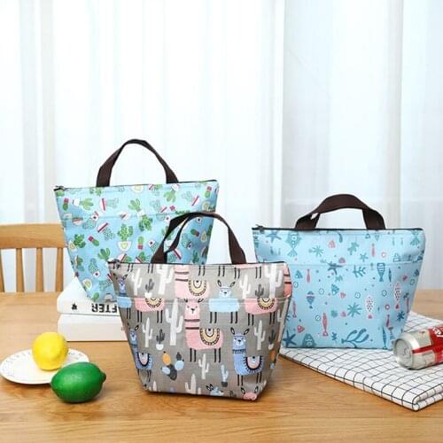 Cartoon Cat Insulated Lunch Bag For Kids School Children Women Waterproof Outdoor Picnic Food Drink Cooler Bag