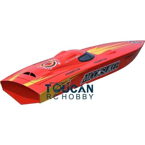 G26IP1 50"FiberGlass Well Painted Boat HULL only for Advanced Player RED TH02722