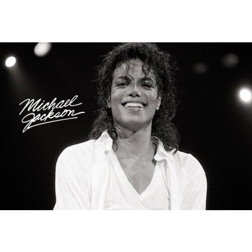 Nice Custom Michael Jackson Poster Home Decor Cloth Fabric Posters Best Gift Canvas Posters 20X30cm,27X40cm,30X45cm