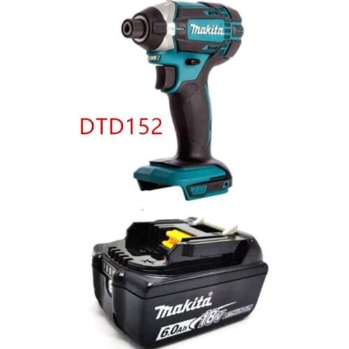 Makita DTD152Z E 18V with 6.0Ah battery