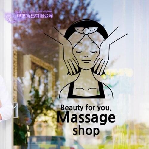 Beauty Salon Sticker Beauty Posters Vinyl Wall Decals Decor Mural Beauty Salon Sticker Spa Massage Makeup Decal