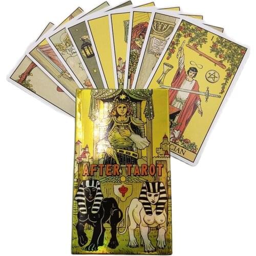 After Tarot Deck Friends Party Board Game Witch Divination Fate Gameplay 78 Card Family Entertainment Table Game