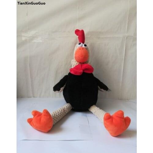 New arrival large 45cm black chick plush toy soft doll birthday gift w1596