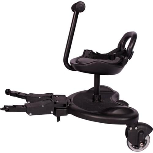 Baby Stroller Buggy Board Standing Sitting Board Connector Adjustable Auxiliary Pedal Glider Board for Twins