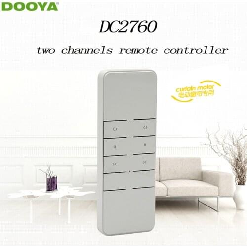 Dooya Sunfloer smart home Electric Curtain Motor remote controller DC2760 Two -channel emitter