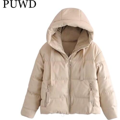 Женские пуховики с капюшоном PUWD China At AliExpress