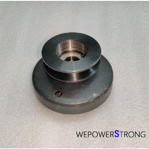 Double Groove Pulley Clutch Fits 168F 170F GX200 Type Engine W/ 20mm Dia. Key Straight Shaft for Thresher Water Pump Road Cutter