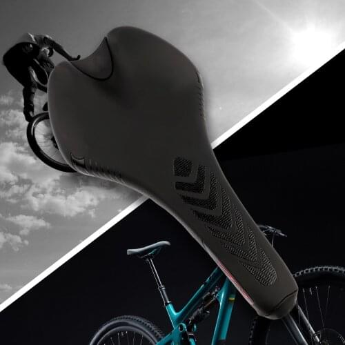 2021 Bike Saddle Cycling Cushion Road 135mm Men Women MTB Mountain Bicycle Saddle Comfort Bike Saddle Seat Wide Racing Seat
