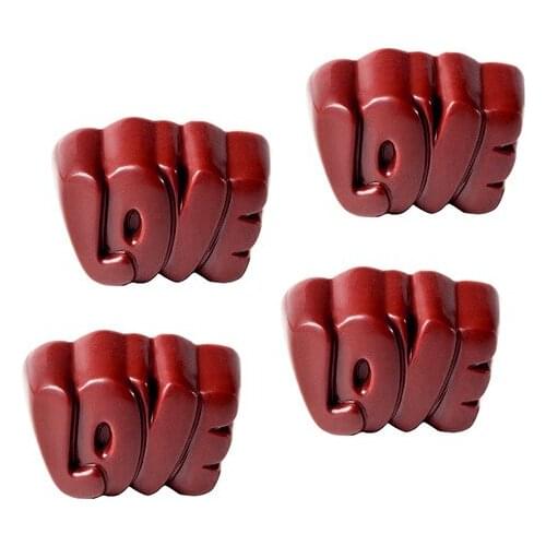 Valentines Love Chocolate Mold Polycarbonate Baking Molds 3D Intertwined Love Chocolate Mould Candy Mold Baking Tools