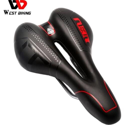 WEST BIKING Bicycle Saddle Skidproof Seat Silica Gel Cushion Breathable Sillin Bicicleta MTB Road Bike Cycling Bicycle Saddle