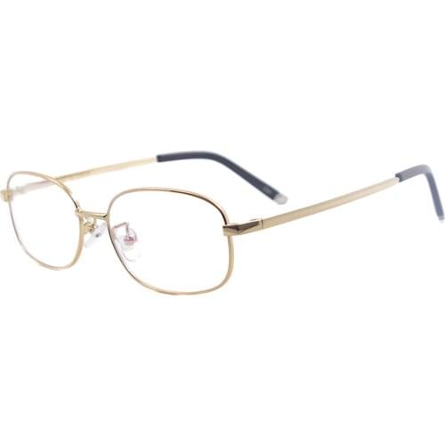 Women Oval Eyewear Full Frame Flexible Memory Titanium Fashion Eyeglasses For Myopia Lenses