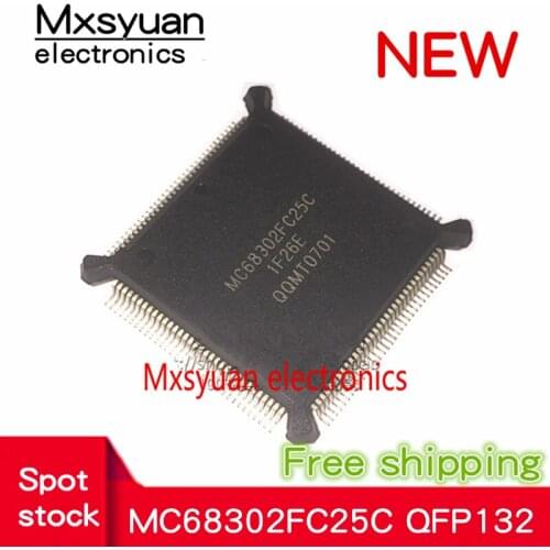 10pcs/lot MC68302FC25C MC68302FC20C MC68302FC16C MC68302 QFP-132 New embedded processor chip