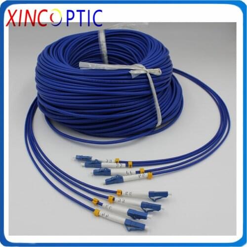 4Core Fiber-Optic Patch Cord 300M PVC Jacket Single Mode 4Fiber SC LC ST FC 300Meter Armored Fiber Optic Jumper Cable