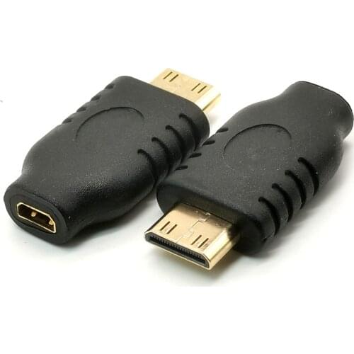 HDMI-compatible Mini HDMI Male to Micro HDMI Female Adapter