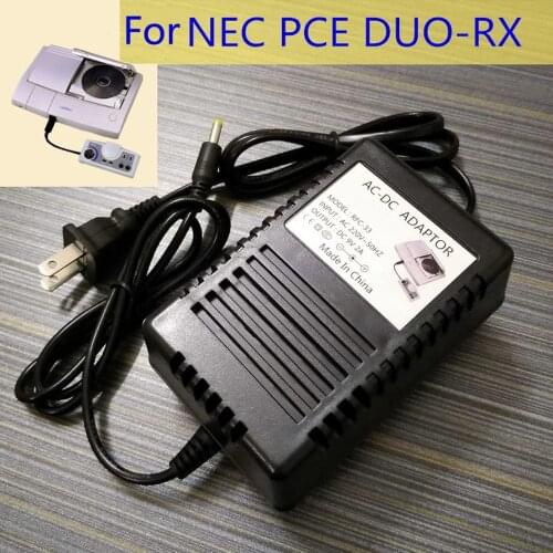 Output 9V 2A AC adapter for NEC PC Engine Duo-RX for PCE DUO-RX game console power supply 220V direct plug