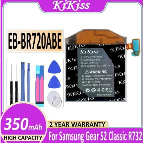 For Samsung Gear S2 classic SM-R720 R720 R732 Smart Watch 350mAh Replacement Battery EB-BR720ABE