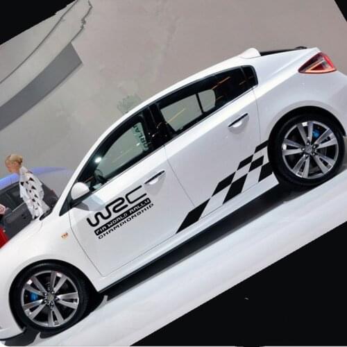 Door & Waist Line Car Sticker For Cruze Camry X-trail Qashqai Jetta Skoda Audi A4L A6L BA012