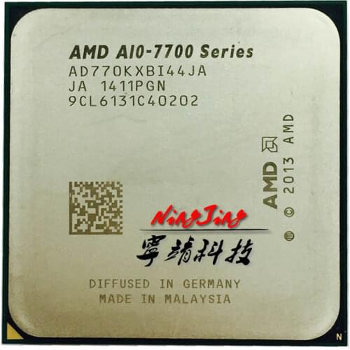 AMD A10-Series A10 7700K 7700 3.4 GHz Quad-Core CPU Processor AD770KXBI44JA Socket FM2+ 10pcs/Lot