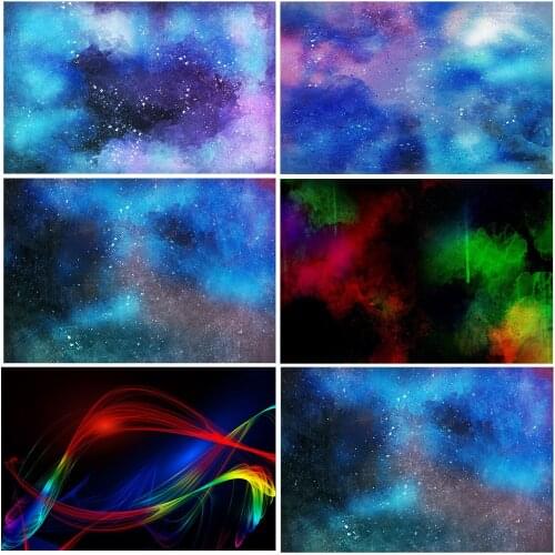 Colorful Black Bottom Vinyl Photography Cloth Photography Backdrop Prints Decor