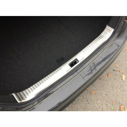 For Nissan Teana 2016 1PC Stainless Steel Car Rear Tail Box Bumper Pedal Plate Panel trim Cover Car Styling Accessories