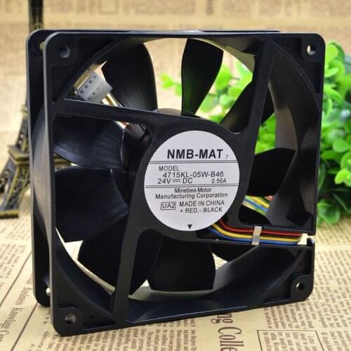 FOR NMB 4715KL-05W-B46 24V 0.46A 120*120*38MM 4-wire double ball cooling fan