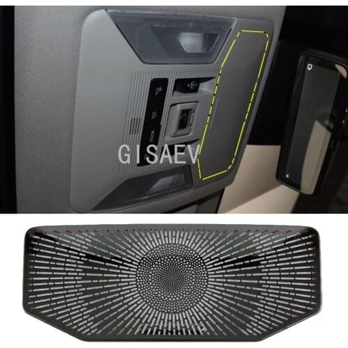 For Toyota RAV4 2019 2020 front row reading light horn cover speaker stereo baffle ring decorative cover car accessories