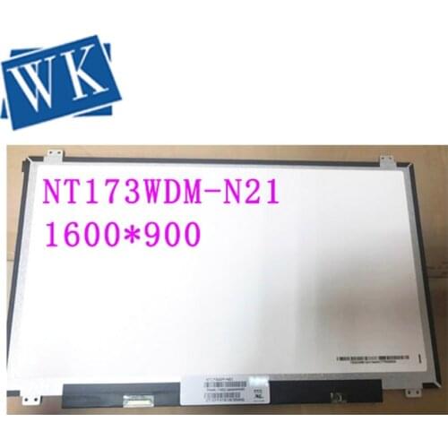 For BOE NT173WDM-N21 DP/N 08VPR0 NT173WDM N21 Matrix for Laptop 17.3" LED Screen LCD 30 Pin 1600X900 HD+ Panel Replacement