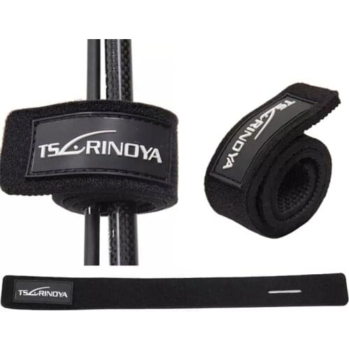 2Pcs/Lot Trulinoya Fishing Rod Wrap Bundle Elastic Fishing Rod Fastening Strap Belts Rod Tie Fishing Tackle