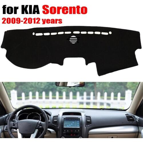Car dashboard cover mat for KIA Sorento 2009-2012 years Left hand drive dashmat pad dash covers auto dashboard accessories