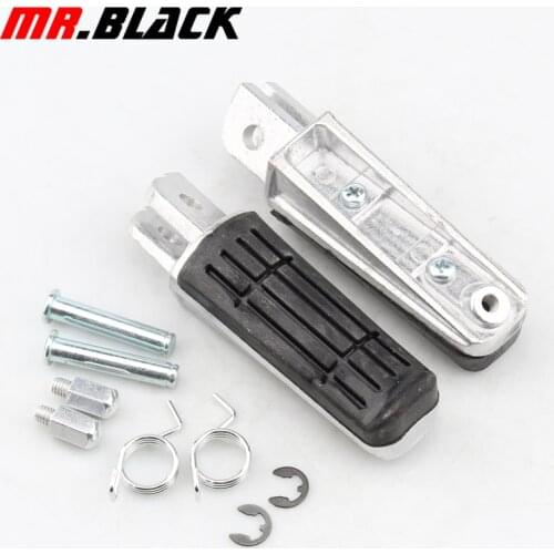 Motorbike-Accessories Front Foot Pegs Rests Footrest Pedals For YAMAHA BT1100 Fazer 700 FJ1200 FJR1300 ABS FZ1 FZ6 FZ6R FZR600